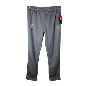 NWT Women's UST St Thomas‎ Gray Fleece Pants Joggers Medium Drawstring